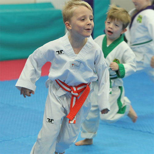 Martial Arts child demonstrating the autonomy part of self determination theory